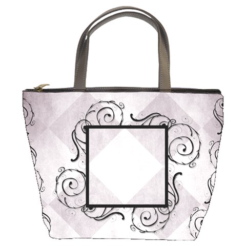 Swirl Frame Bucket Bag By Amanda Bunn Front
