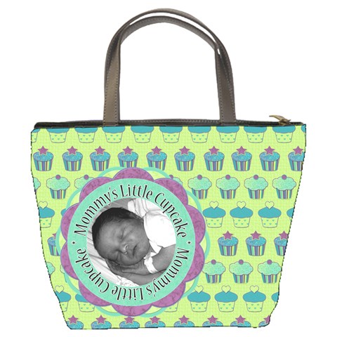 Mommy s Little Cupcake Bucket Bag By Klh Back