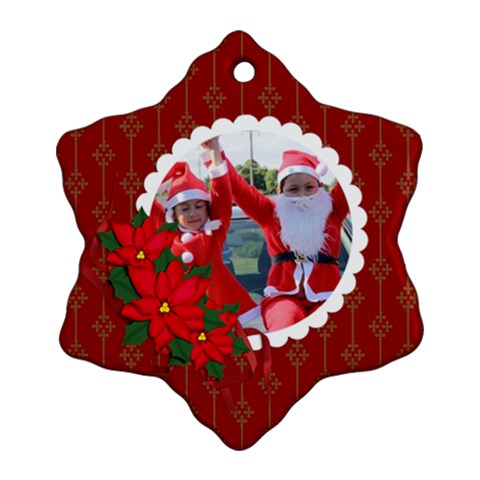 Ornament  Snowflake3 By Jennyl Front