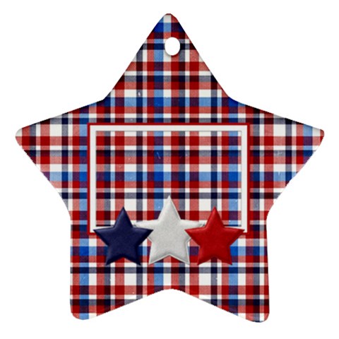 My Country Star Ornament 1 By Lisa Minor Front
