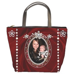 Pretty Design Red Bucket Bag