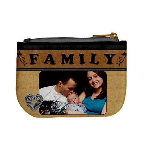 My Family Mini Coin Purse By Lil Back