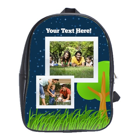 Outdoor Tree Photo Bookbag By Angela Front