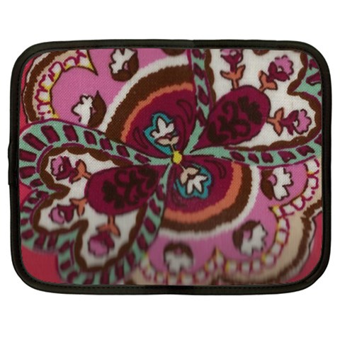 Pink Netbook Case By Eleanor Norsworthy Front