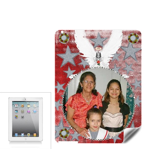 Red Ipad Skin By Kim Blair Front