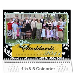 Stoddard Family Calendar - Wall Calendar 11  x 8.5  (12-Months)