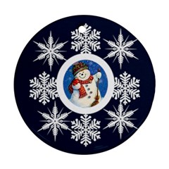 snowman1 - Ornament (Round)