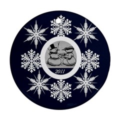 snowman10 - Ornament (Round)