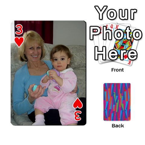 Photo Playing Cards By Lou Fazio Front - Heart3