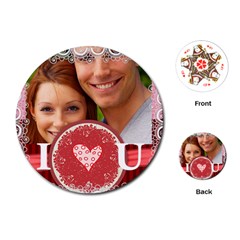 love - Playing Cards Single Design (Round)