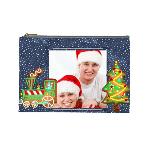 Christmas Cookies Large Cosmetic Bag By Catvinnat Front