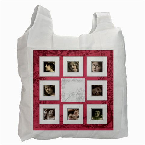 Feature Frames Pink Recycle Bag Single Side By Catvinnat Front