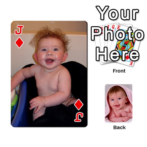 Jack Juliana s Playing Cards By Lisa Front - DiamondJ
