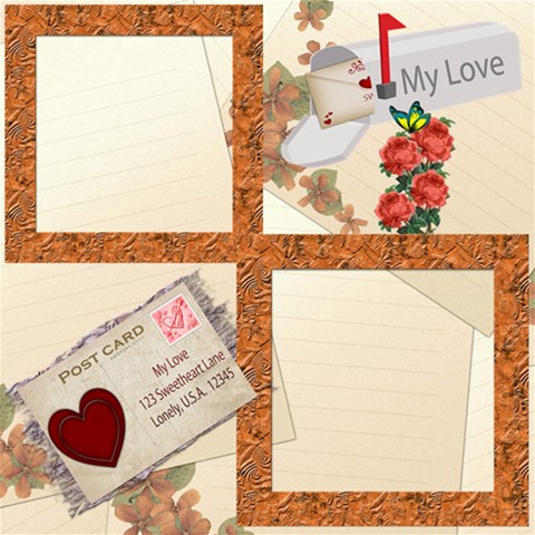 My Love Scrapbook Page By Kim Blair 12 x12  Scrapbook Page - 1