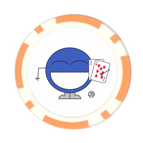 Poker Chip By Giggles Corp Back