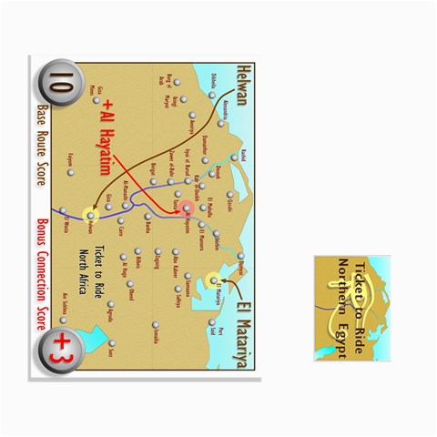 Ticket To Ride: Northern Egypt By Matthew Stevenson Front - Heart5