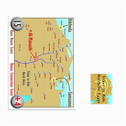King Ticket To Ride: Northern Egypt By Matthew Stevenson Front - HeartK