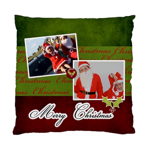 Cushion Case (two Sides) : Merry Christmas By Jennyl Front