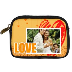 love - Digital Camera Leather Case