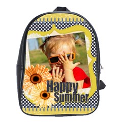 happy summer - School Bag (Large)