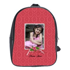 School Bag (Large)- Red Bag