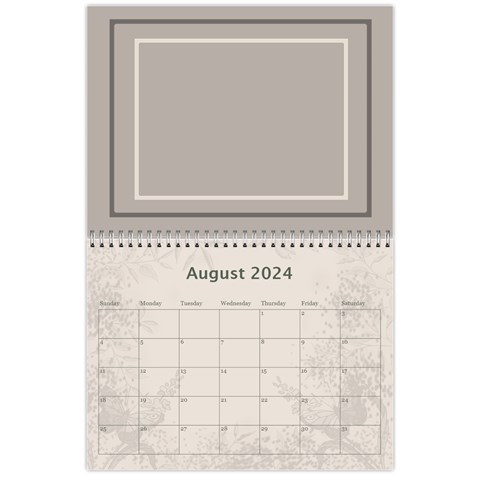 Coffee And Cream (any Year) 2024 Calendar By Deborah Aug 2024