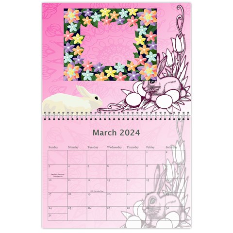 Pretty Pastels Calendar 2024 By Kim Blair Mar 2024