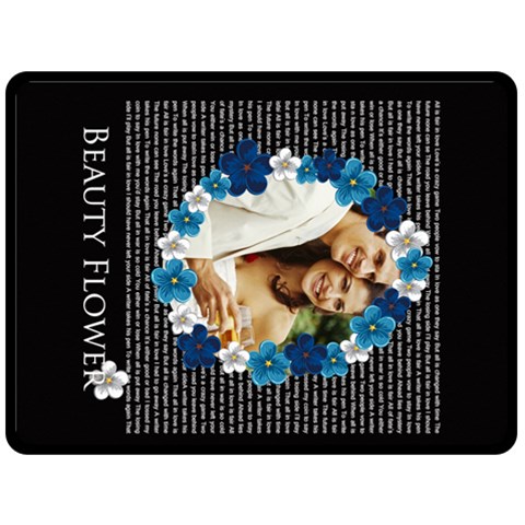 Wedding  Memory By Joely 80 x60  Blanket Front