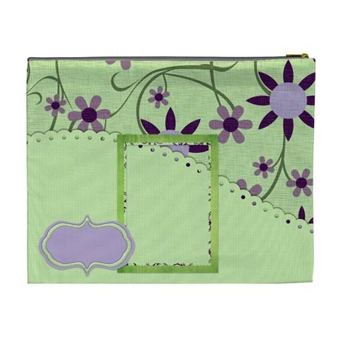 Lavender Essentials Xl Cosmetic Bag 1 By Lisa Minor Back