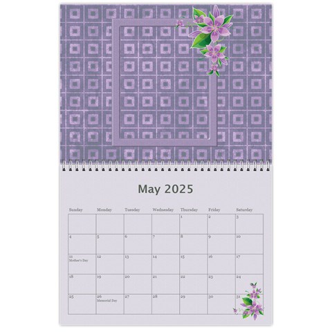Pretty In Mauve 2024 (any Year) Calendar By Deborah May 2024