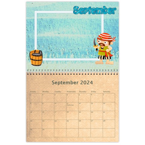 Pirate Pete 2024 Calendar By Catvinnat Sep 2024