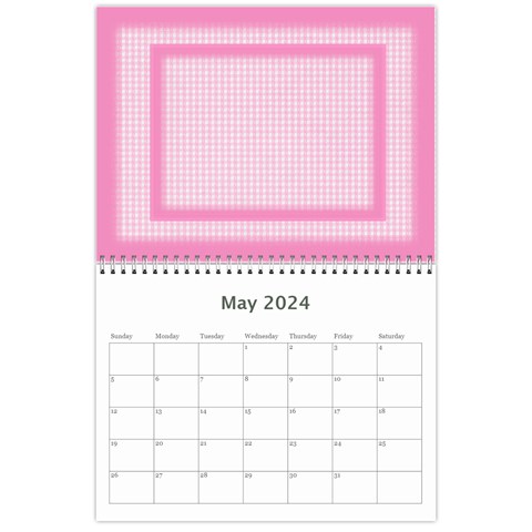Pretty In Pink 2024 (any Year) Calendar By Deborah May 2024