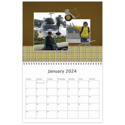 Calendar Jan 2024