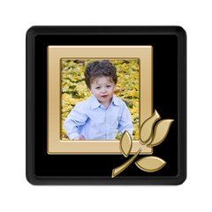 Black and Gold memory Card Reader square - Memory Card Reader (Square)
