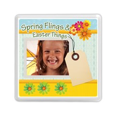 happy spring  - Memory Card Reader (Square)