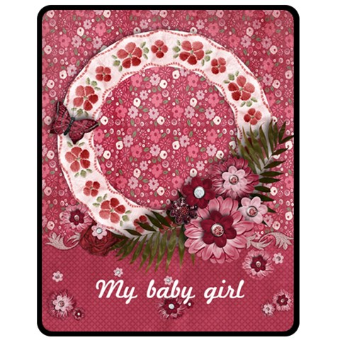 Wildbriar/sweet Baby Girl 60 x50  Blanket Front