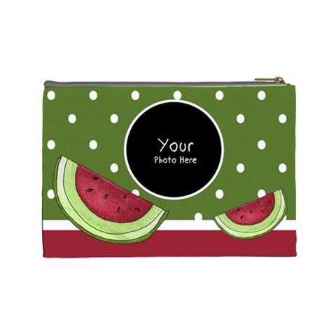 Watermelon Cosmetic Bag Large By Lillyskite Back
