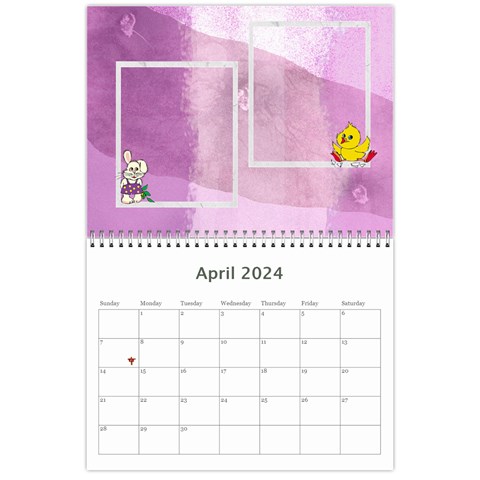 2024 Calendar By Kim Blair Apr 2024