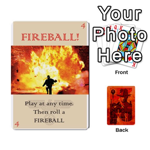Indiana Jones Fireball Card Set 01 By German R  Gomez Front - Club7