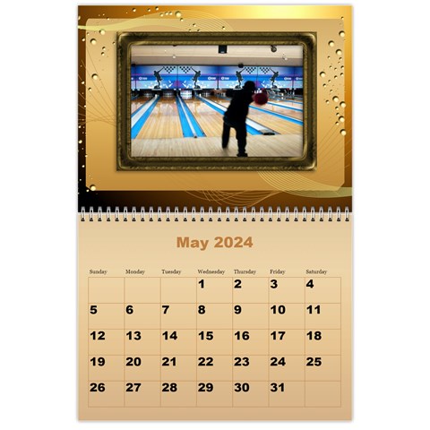 Male Calendar 2024 (large Numbers) By Deborah May 2024