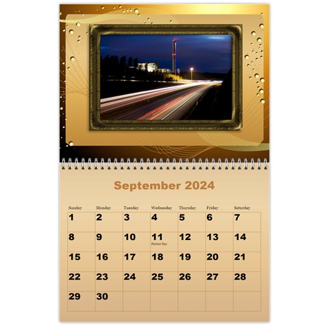 Male Calendar 2024 (large Numbers) By Deborah Sep 2024