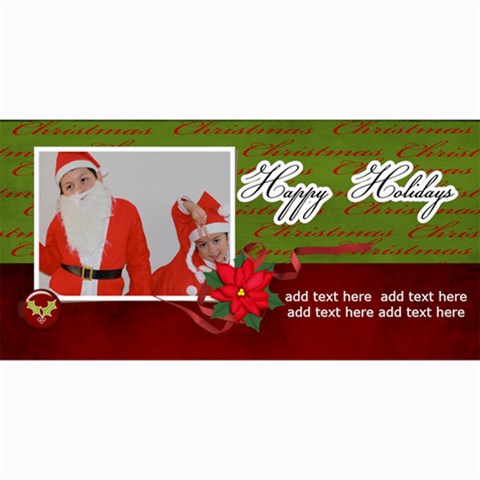 4  X 8  Photo Cards: Happy Holidays By Jennyl 8 x4  Photo Card - 2