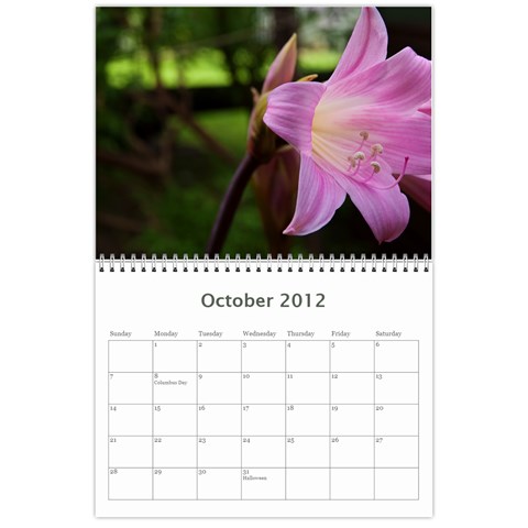 2012/13 Calendar By Tim Nichols Oct 2012