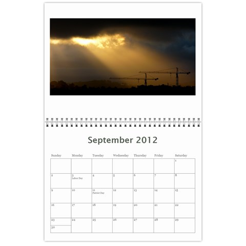 2012/13 Calendar By Tim Nichols Sep 2012