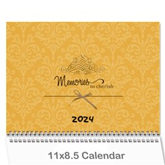 Calendar: Minimalist Memories to Cherish - Wall Calendar 11  x 8.5  (12-Months)
