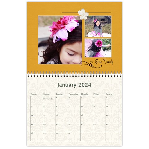 Calendar: Minimalist Memories To Cherish By Jennyl Jan 2024