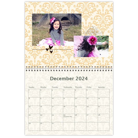 Calendar: Minimalist Memories To Cherish By Jennyl Dec 2024