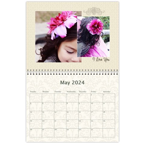Calendar: Minimalist Memories To Cherish By Jennyl May 2024