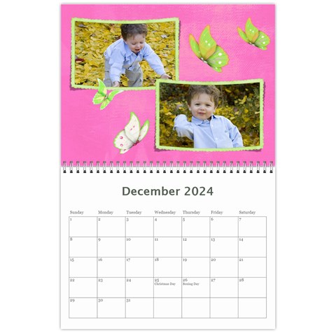 Little Butterflies 2024 (any Year) Calendar By Deborah Dec 2024