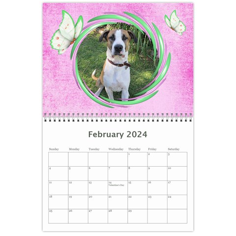 Little Butterflies 2024 (any Year) Calendar By Deborah Feb 2024